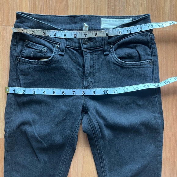 Rag & Bone Jean Size 25 Soft Rock Distressed Skinny Jeans Made in USA - Picture 3 of 11
